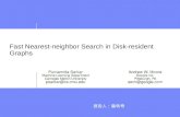 Fast Nearest-neighbor Search in Disk-resident Graphs
