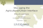 Managing the Agricultural/Urban Interface