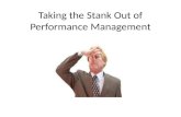 Taking the Stank Out of Performance Management