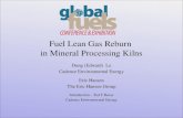 Fuel Lean Gas  Reburn in Mineral Processing Kilns