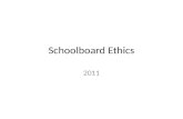 Schoolboard  Ethics