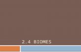 2.4 Biomes