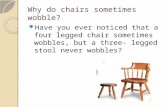 Why do chairs sometimes wobble?