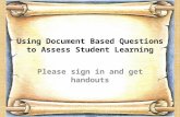 Using Document Based Questions to Assess Student Learning