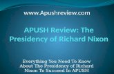 APUSH Review: The Presidency of Richard Nixon