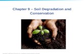 Chapter 9 – Soil  Degradation  and Conservation