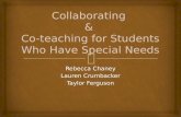 Collaborating  &  Co-teaching for Students Who Have Special Needs