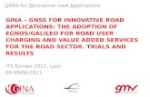 G NSS for  IN novative road  A pplications