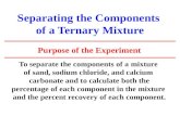Separating the Components  of a Ternary Mixture