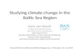 Studying climate c hange  in  the  Baltic  Sea  Region