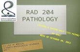 RAD 204 PATHOLOGY