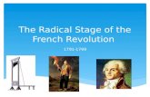 The Radical Stage of the French Revolution