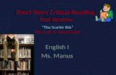 Short Story Critical Reading   Test Review