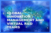 GLOBAL  INNOVATION MANAGEMENT AND VIRTUAL R&D TEAMS