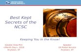 Best Kept Secrets of the NCSC