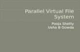 PVFS (parallel Virtual file system)