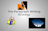 The Paragraph Writing Strategy