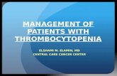 MANAGEMENT OF PATIENTS WITH THROMBOCYTOPENIA