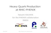 Heavy Quark Production  at  RHIC-PHENIX