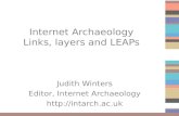 Internet Archaeology Links, layers and LEAPs