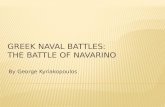 Greek Naval Battles:  The battle of Navarino