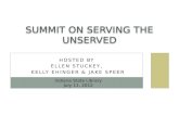 Summit on Serving the  Unserved