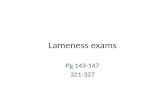 Lameness exams