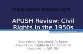 APUSH Review: Civil Rights in the 1950s