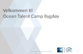 Velkommen til  Ocean Talent Camp Bygdøy