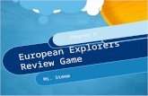 European Explorers  Review Game