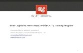 Brief Cognitive Assessment Tool ( BCAT®)  Training Program