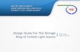 Design Study For The Storage Ring of Turkish Light Source