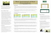Peer Assessment of Oral Presentations Kevin Yee, Ph.D. Academy for Teaching & Learning Excellence