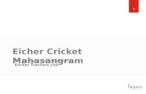 Eicher  Cricket  Mahasangram