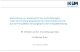 AG GIS-Küste und  Esri -Anwendergruppe Küste Dr. Stephan Braun Papenburg, 29. April 2013