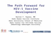 The Path Forward for HIV-1 Vaccine Development