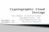 Cryptographic Cloud Storage