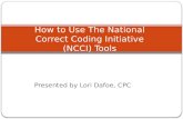 How to Use The National Correct Coding Initiative (NCCI) Tools