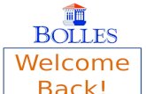Welcome Back! 2010-2011