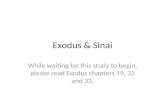 Exodus & Sinai