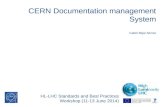 CERN Documentation management System Isabel Bejar Alonso