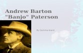 Andrew Barton "Banjo" Paterson