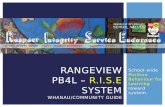 RANGEVIEW PB4L –  R.I.S.E System whanau/community guide