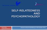 Self-relatedness and psychopathology