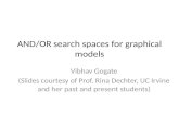 AND/OR search spaces for graphical models
