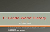 1 st  Grade World History