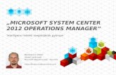 „Microsoft System Center 2012  Operations Manager”
