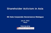 Shareholder Activism in Asia