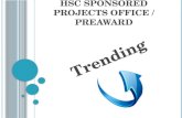 HSC Sponsored Projects Office /  PreAward
