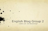 English Blog Group 2